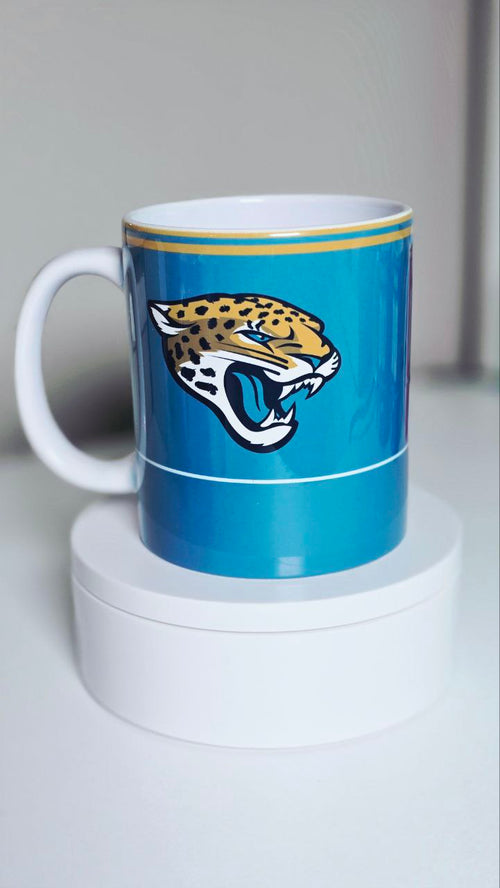 Personalized Football Mug – Custom Team, Name & Number Coffee Cup – Sports Gift