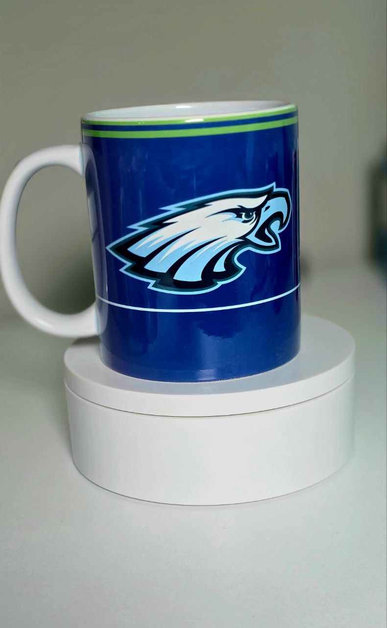 Personalized Football Mug – Custom Team, Name & Number Coffee Cup – Sports Gift