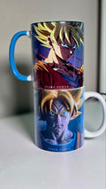 Taza Anime Personalizada 11oz – Diseño Energía Poder | Regalo para Fans