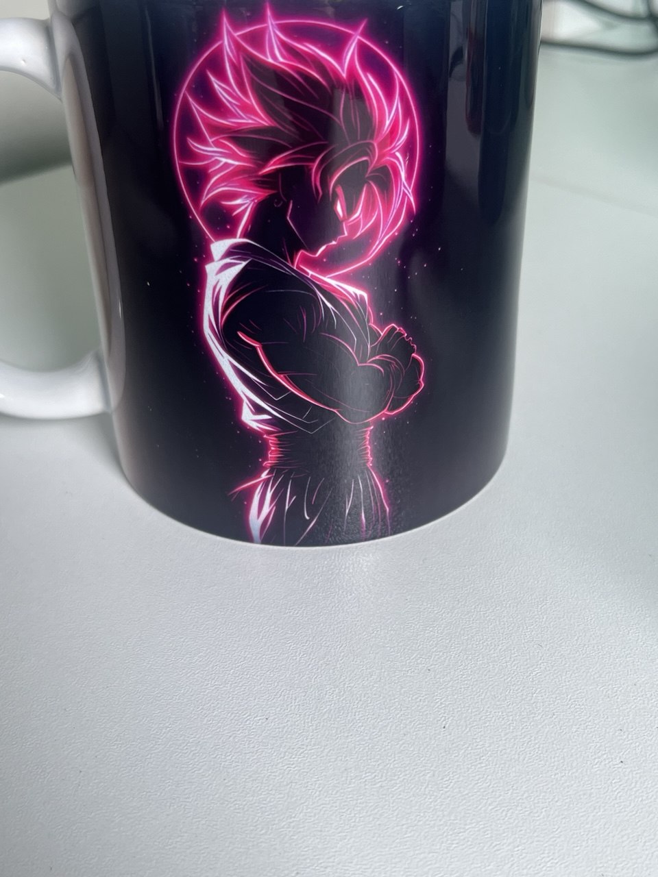 Taza Anime Personalizada 11oz – Diseño Energía Poder | Regalo para Fans